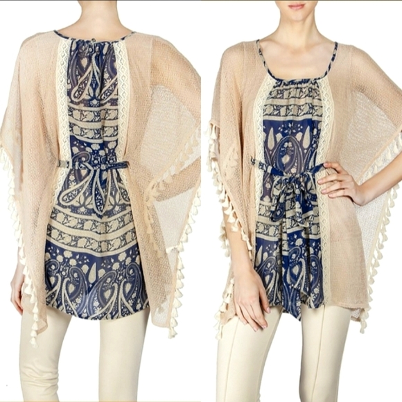 Knit Kaftan Top - Picture 3 of 4